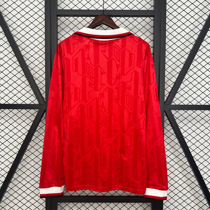Camiseta Manga Larga Local Manchester United 92-94