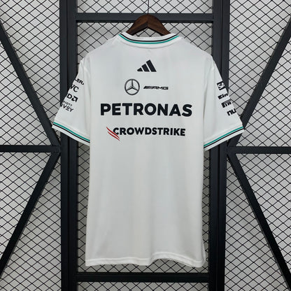 Camiseta Blanca F1 Mercedez Benz 2025